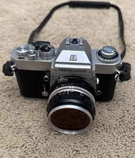Vintage Nikon Nikomat EL Film Camera Nikkor-H C 50mm Lens