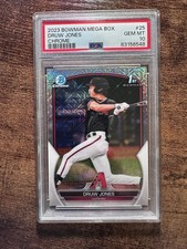 2023 Bowman Mega Box Chrome #25 Druw Jones Chrome PSA 10 Diamondbacks