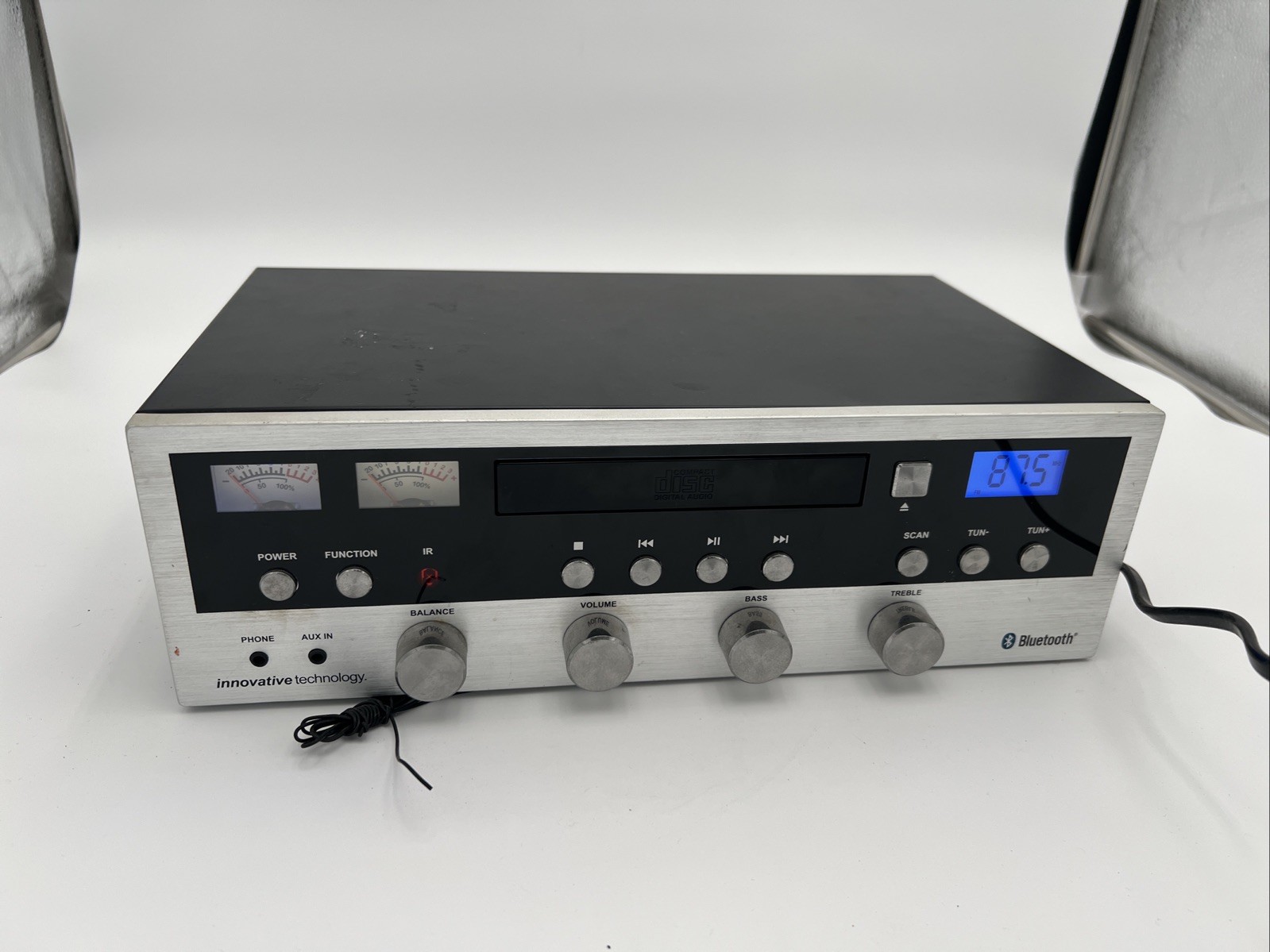 Innovative Technology Bluetooth FM Radio CD Stereo Unit  ITC