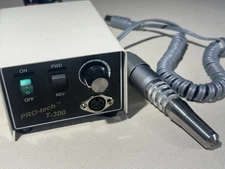 Erica Pro Tech T-300 Hand Piece Drill. Unit and Drill, Tested Works USA-made