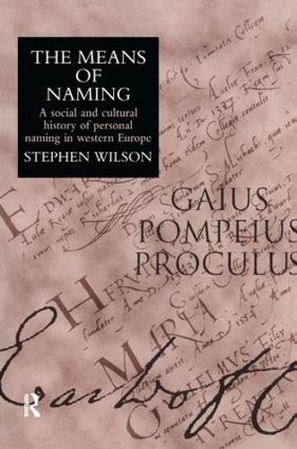 The Means Of Naming - 9781138162341