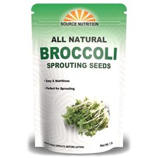 1 lb Broccoli Sprouting Seeds - Microgreens, Sulforaphane Rich, USA Grown