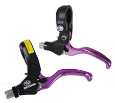 Dia-Compe MX2 bicycle BMX LH and RH brake lever SET - PURPLE