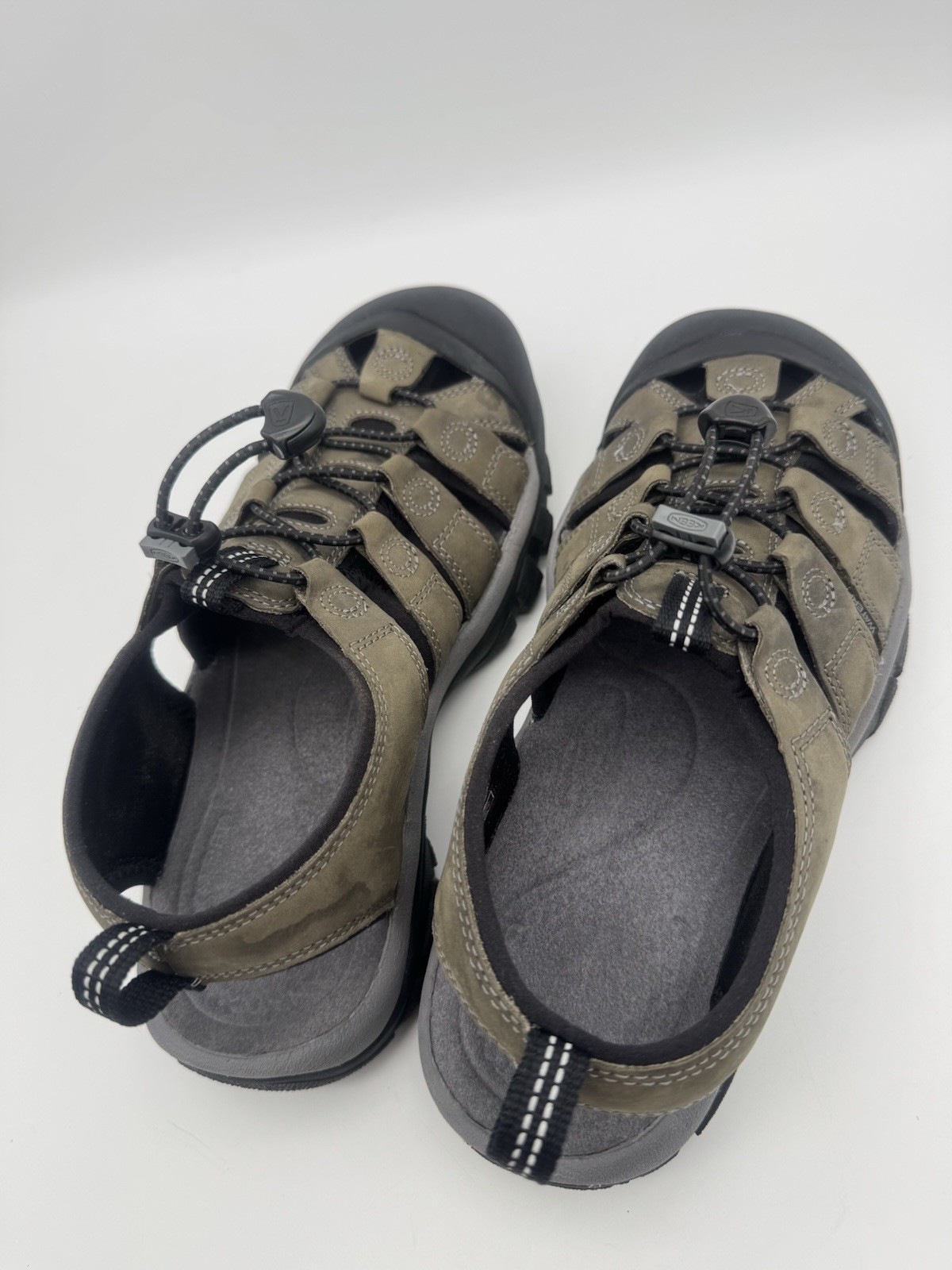 Sandali Newport da uomo KEEN pelle marrone bisonte taglia 8 5 US