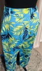 Willi Smith Wm's Vibrant Blues & Green Tropical Style Pants Sz 12 Pockets... — photo 2