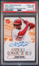 2022 TOPPS PRISTINE PURE POWER AUTOS #PPA-JSO JUAN SOTO 15/25 PSA 10 AUTO