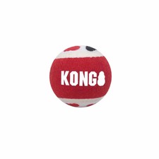 KONG Signature Balls Durable Dog Fetch Toy - Large 3-Pack Assorted