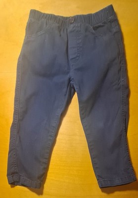 IL GUFO Toddler  Boys Navy Blue Pull On Pants sz 18 mos Italy