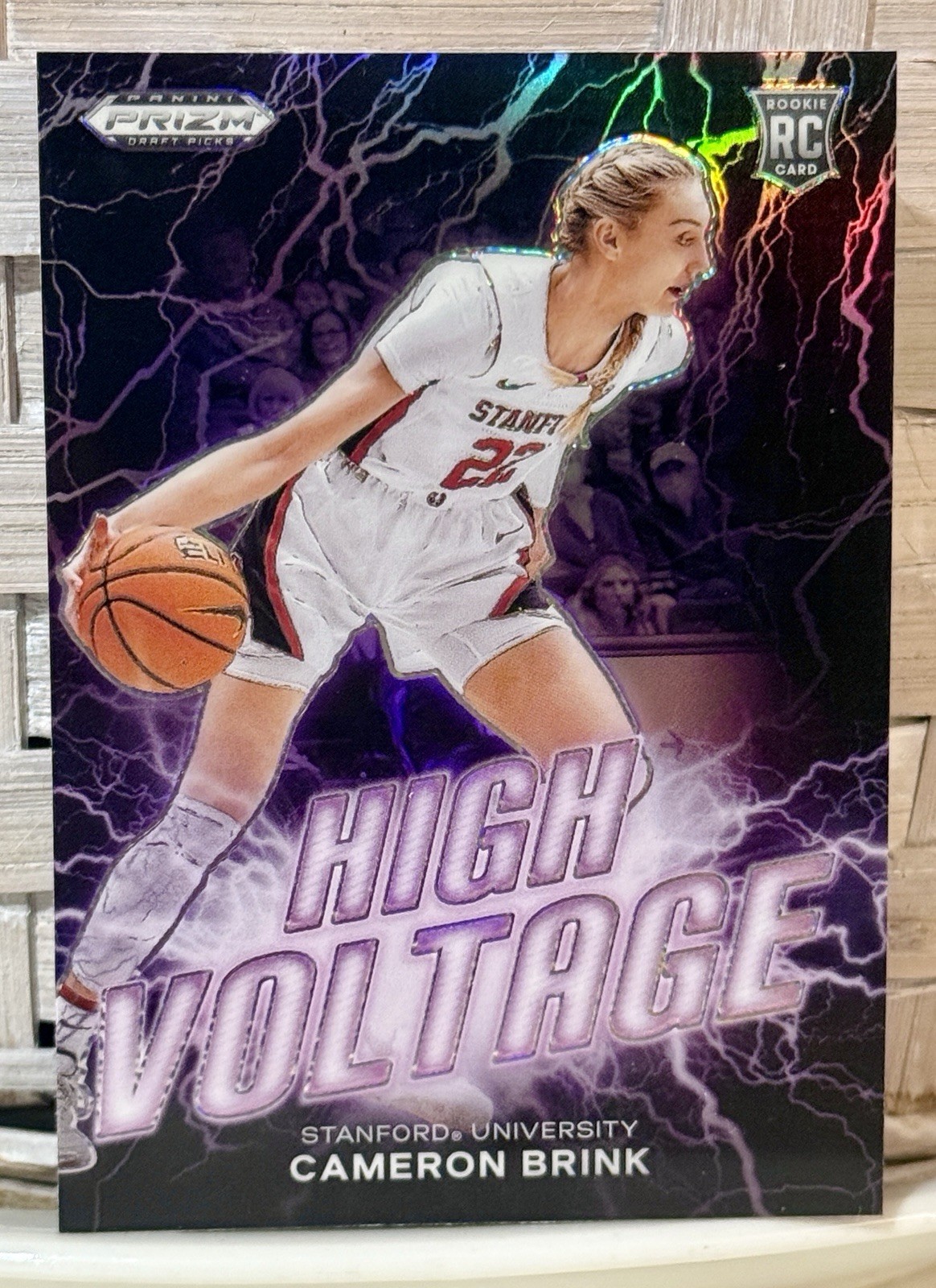 2024 Prizm Draft Picks Cameron Brink ROOKIE High Voltage CASE HIT SSP Sparks RC