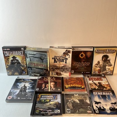 Lot Of 12 - PC Games - TESTED - CIV III, Batman, Prince Of Persia, And More