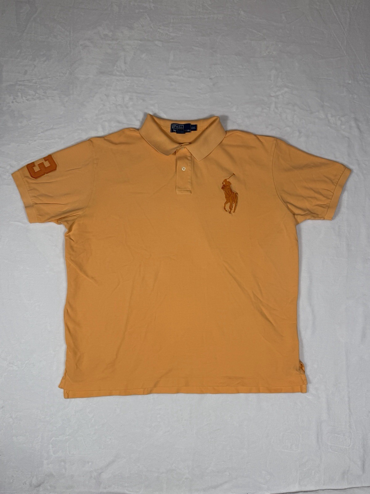 Polo Ralph Lauren Big Pony Polo Shirt Orange On Orange Size XXL