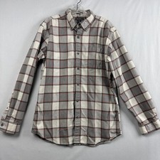 Eddie Bauer Shirt size M Classic Fit Button Down Long Sleeve Plaid Casual