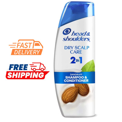 Head and Shoulders 2 in 1 Dandruff Shampoo and Conditioner,Dry Scalp Care,8.45oz