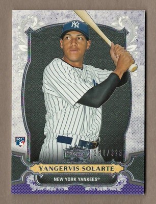 YANGERVIS SOLARTE 2014 Topps Triple Threads AMETHYST RC #6 #281/325 Rookie Logo