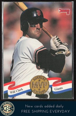 #ad Will Clark 1993 Donruss MVPs #MVP 13 San Francisco Giants $2.99