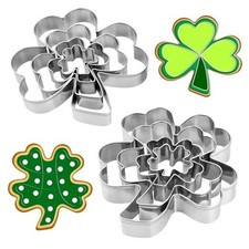 8PCS St. Patrick's Day Cookie Cutters Set - Shamrock Cookie Cutters Set