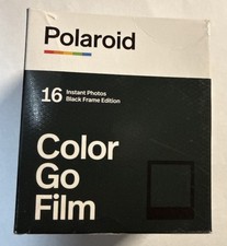 NEW Polaroid Go - Color Film - Black Frame Edition - 16 Pk Production Date 2022