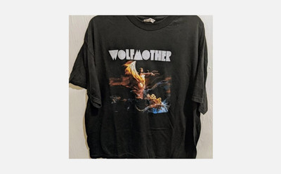 Rare! Wolfmother Band Shirt Tee Cotton Full size S-3XL