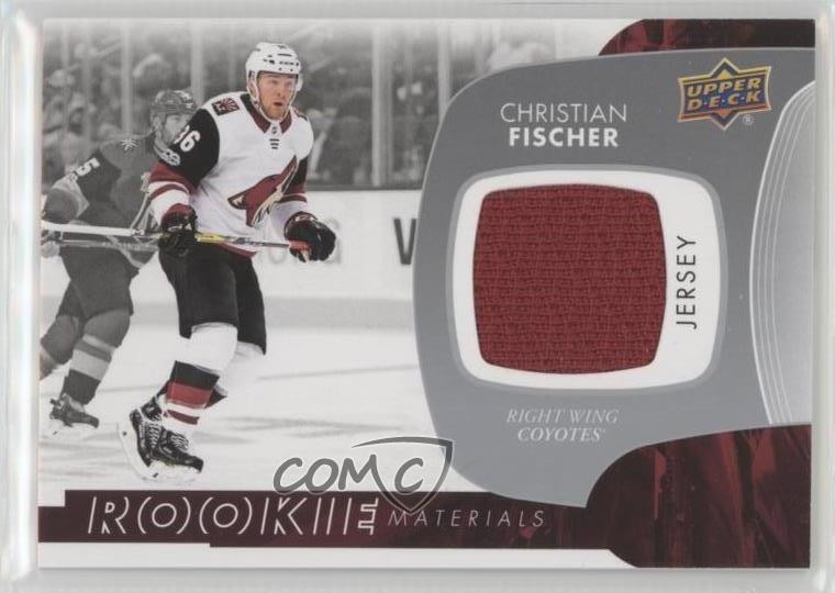 Christian Fischer #RM-CF 2017-18 Upper Deck Hockey Rookie Materials