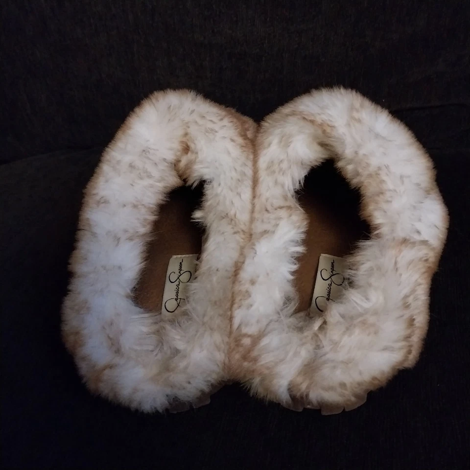 Zapatillas zueco Jessica Simpson espuma viscoelástica microfibra piel sintética talla L (8-9) marrón Foto 4 de 4