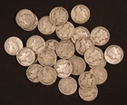 Lot of 30 - Silver Mercury Dimes (1917-1945) - AG-VF - Nice Appearances - Lot #5