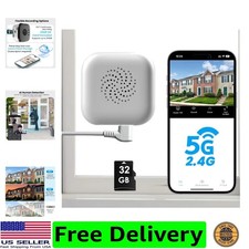 2K Window Camera with 32GB SD Card, 5GHz  2.4GHz WiFi Indoor Cameras for Hom...