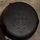 Griswold Cast Iron #7 Large Block Logo Skillet with Heat Ring