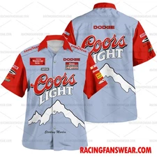 Sterling Marlin Nascar Racing 2002 Hawaiian  Shirts