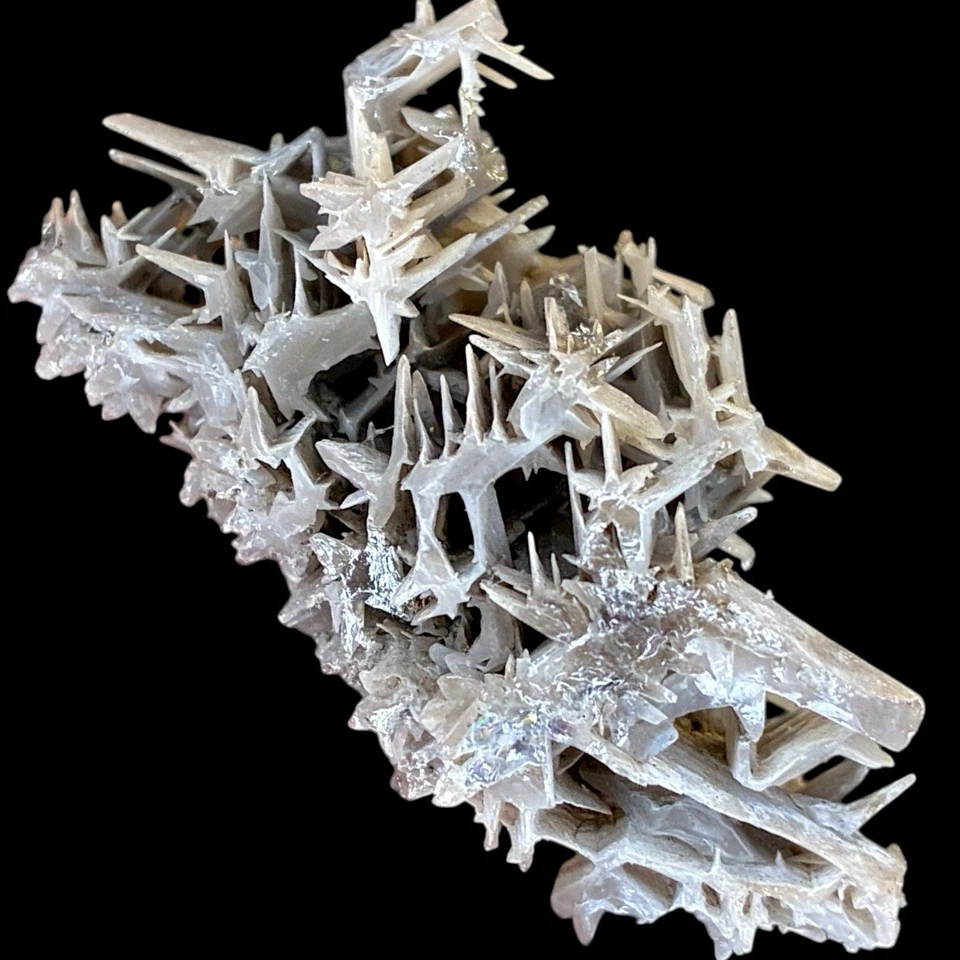 Natural Cerussite Crystal cluster with Wulfenite, Raw rare mineral specimen, Gem - Image 2 of 4