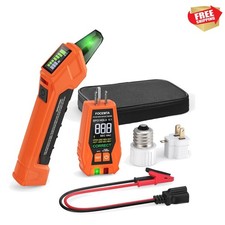 Circuit Breaker Finder GFCI Tester Kit - Portable Tool with Full Accessories