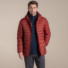Image of Craghoppers Mens Compresslite IX Hooded Insulating Jacket | Red Jasper Size L
