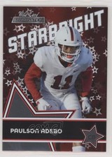 2021 Wild Card Alumination Starbright Red Paulson Adebo #SB-32 04h3