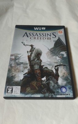 Assassin's Creed III Ubisoft Wii U Japan NTSC-J funktionstüchtig GEBRAUCHT