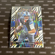 2025 Select Jameson Williams Zebra Prizm