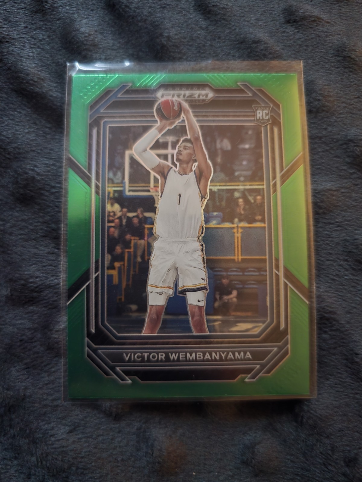 Victor Wembanyama Panini 2023 Prizm Draft Picks #2 Green Rookie Card
