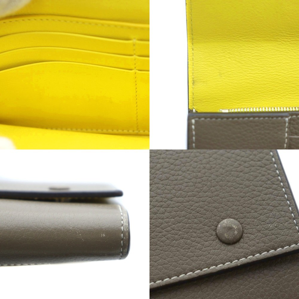 CELINE Large Flap Multi-Function Long Wallet Bifo… - image 8