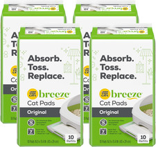 Breeze Original Cat Pads, Absorbent Disposable Pads for Breeze Litter System, Fa