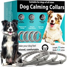 Calming Collars for Dogs, 4 Packs Dog Calming Collar Contains Long Lasting Ph...