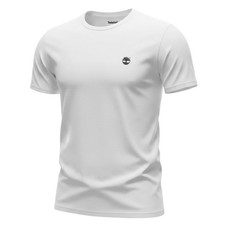 Timberland T-Shirt Men's Size Medium White 100 Cotton Home in the Outdoors NEW
