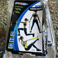 PRO STRENGTH 6" EXTRA WIDE TONING BAND HELPS SCULPT STRETCH STRENGTHEN BODY NEW
