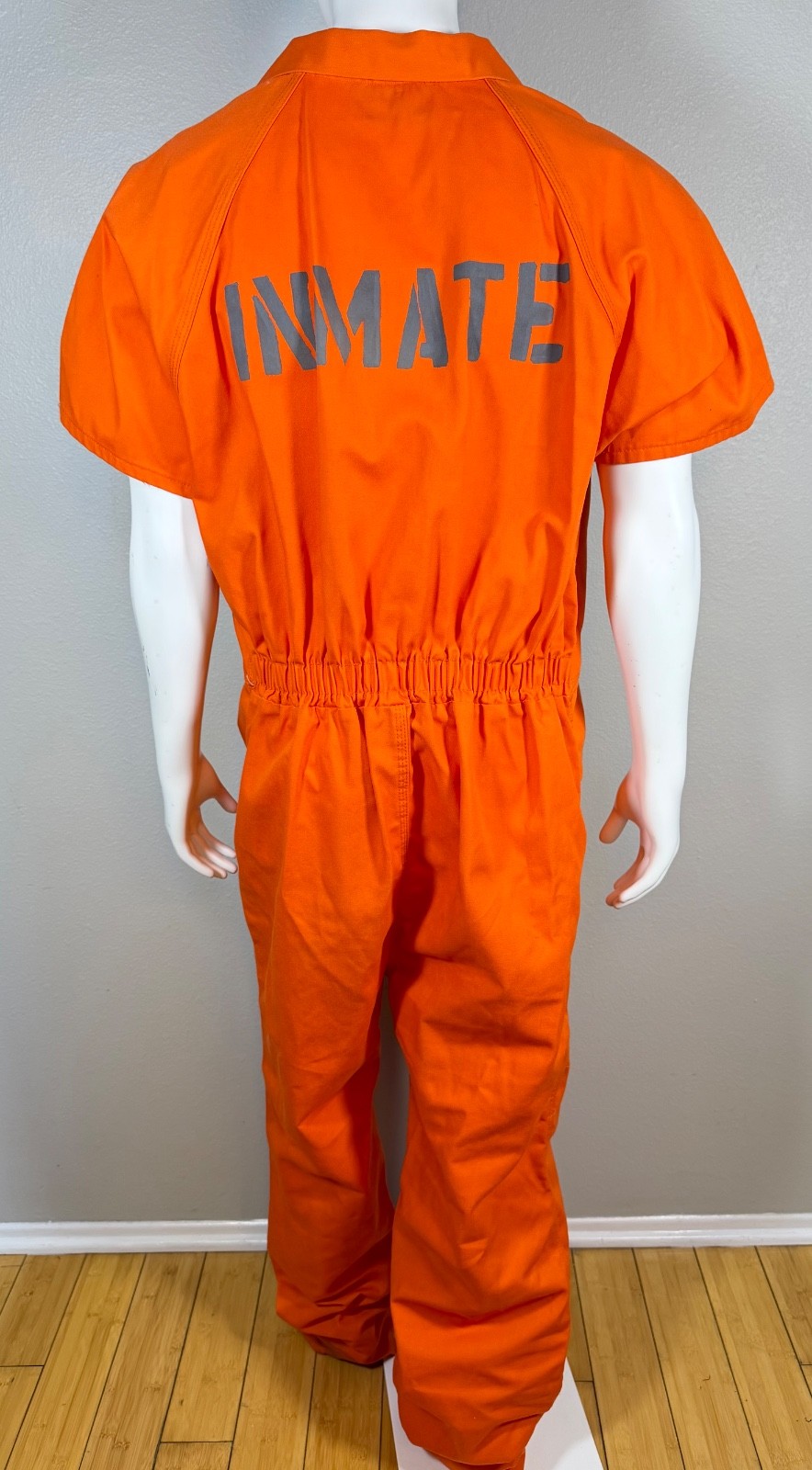 Genuine Bob Barker Prison Jail Inmate 2968 Orange Jumpsuit 2XL Studio Wardrobe