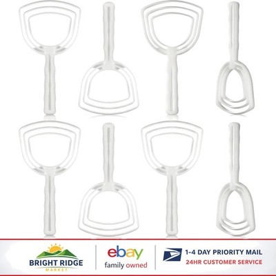 Durable Plastic Fish Scale Removers, Set of 8 for Restaurant and Home Kitchens
