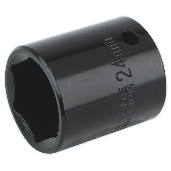 Sealey Impact Socket 24mm 1/2""sq Drive