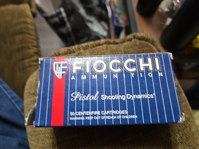 FIOCCHI 9MM LUGER 115GRS. FMJ EMPTY AMMO BOX WITH INSERT