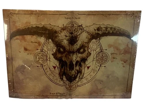 Displate Demon Skull 17.7" X 12.6" Metal Poster