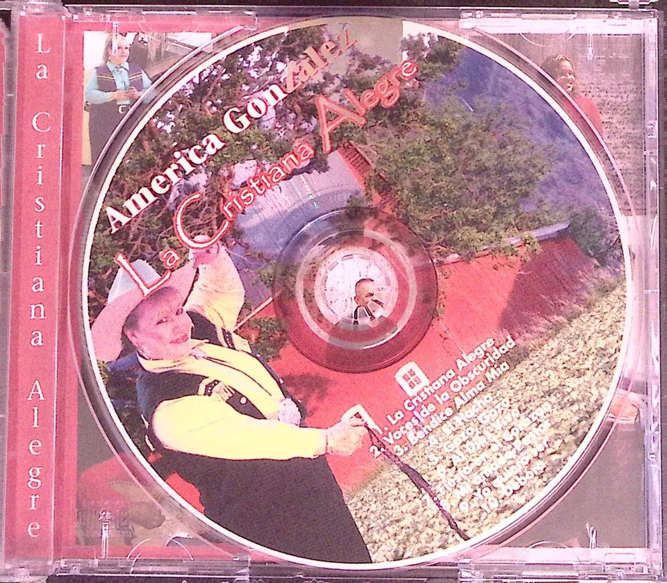 AMERICA GONZALEZ LA CRISTIANA ALEGRE CD 8025 - Imagem 4 de 4
