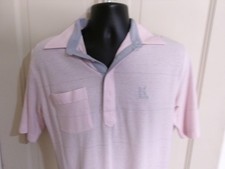 Men's PGA Tour Short Sleeve Polo Golf Shirt Size M Medium