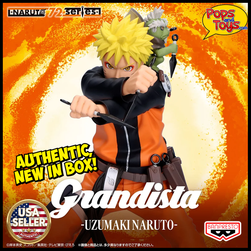 US Seller - Banpresto Grandista Naruto Shippuden Uzumaki Naruto 72