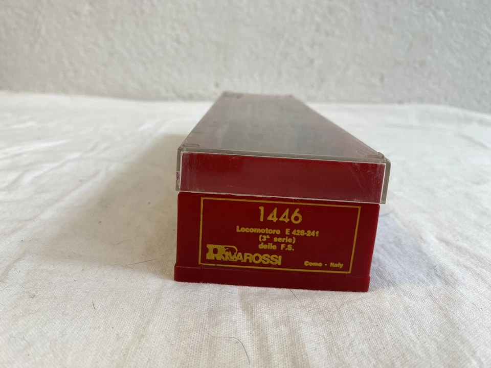 RIVAROSSI LOCOMOTORE ELETTRICO FS E 428.241 3* SERIE HO CORRENTE con scatola - Immagine 4 di 4