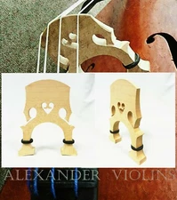 HAND MADE PROFESSIONAL ADJUSTABLE BRIDGE UPRIGHT BASS 3/4 SIZE, US SELLER